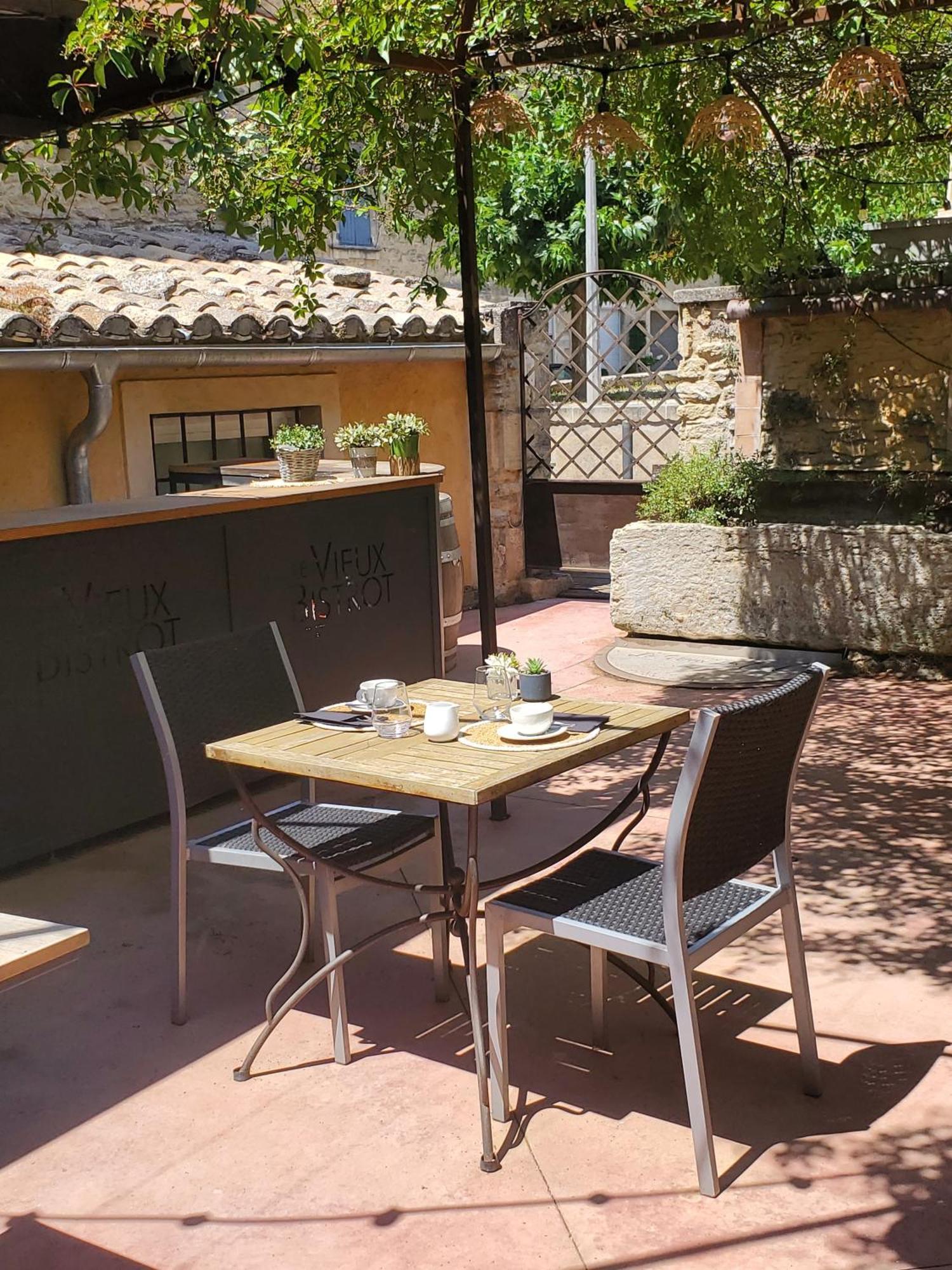 Chambres Du Vieux Bistrot Cabrieres-d'Avignon Exterior foto