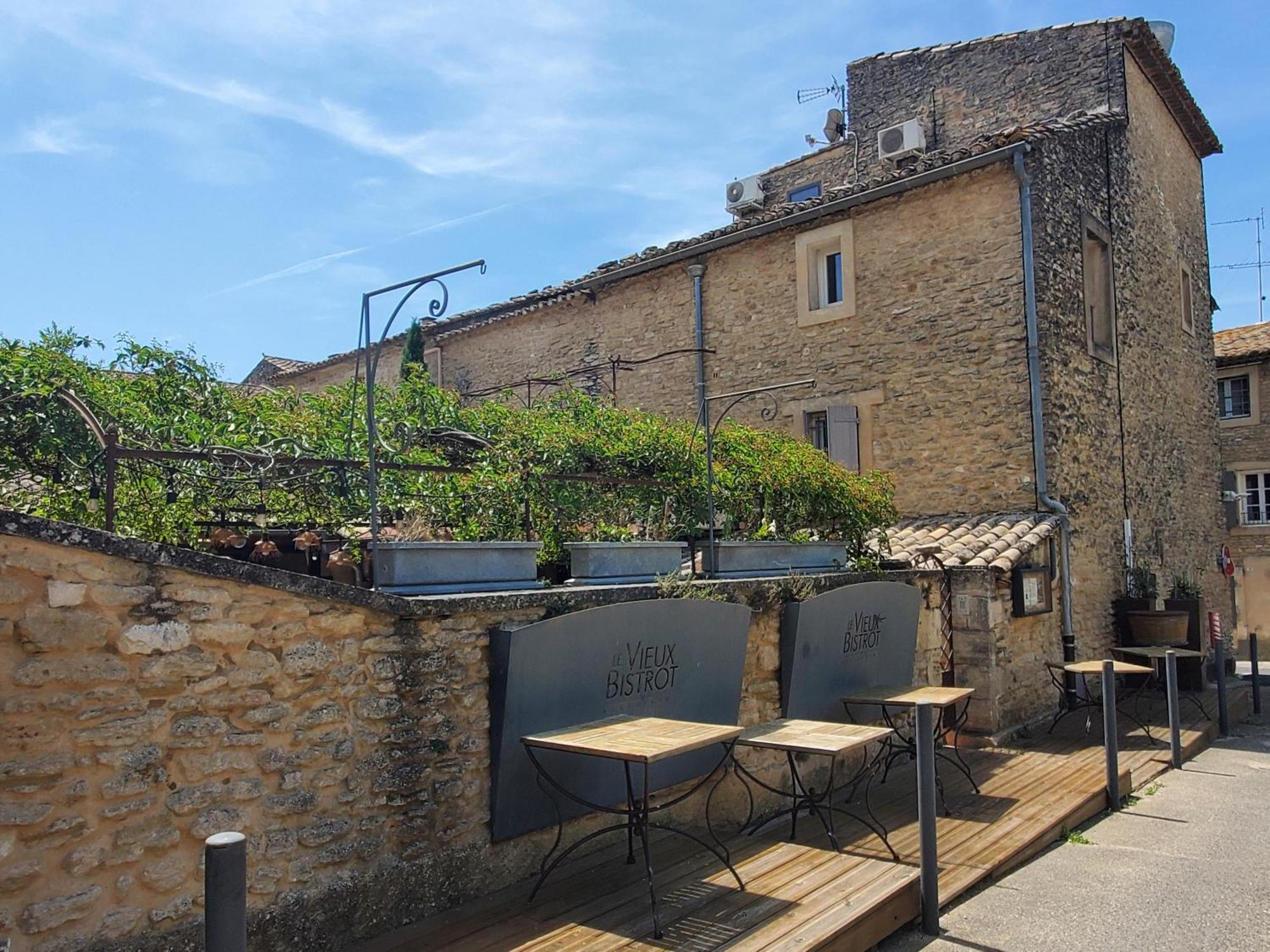 Chambres Du Vieux Bistrot Cabrieres-d'Avignon Exterior foto
