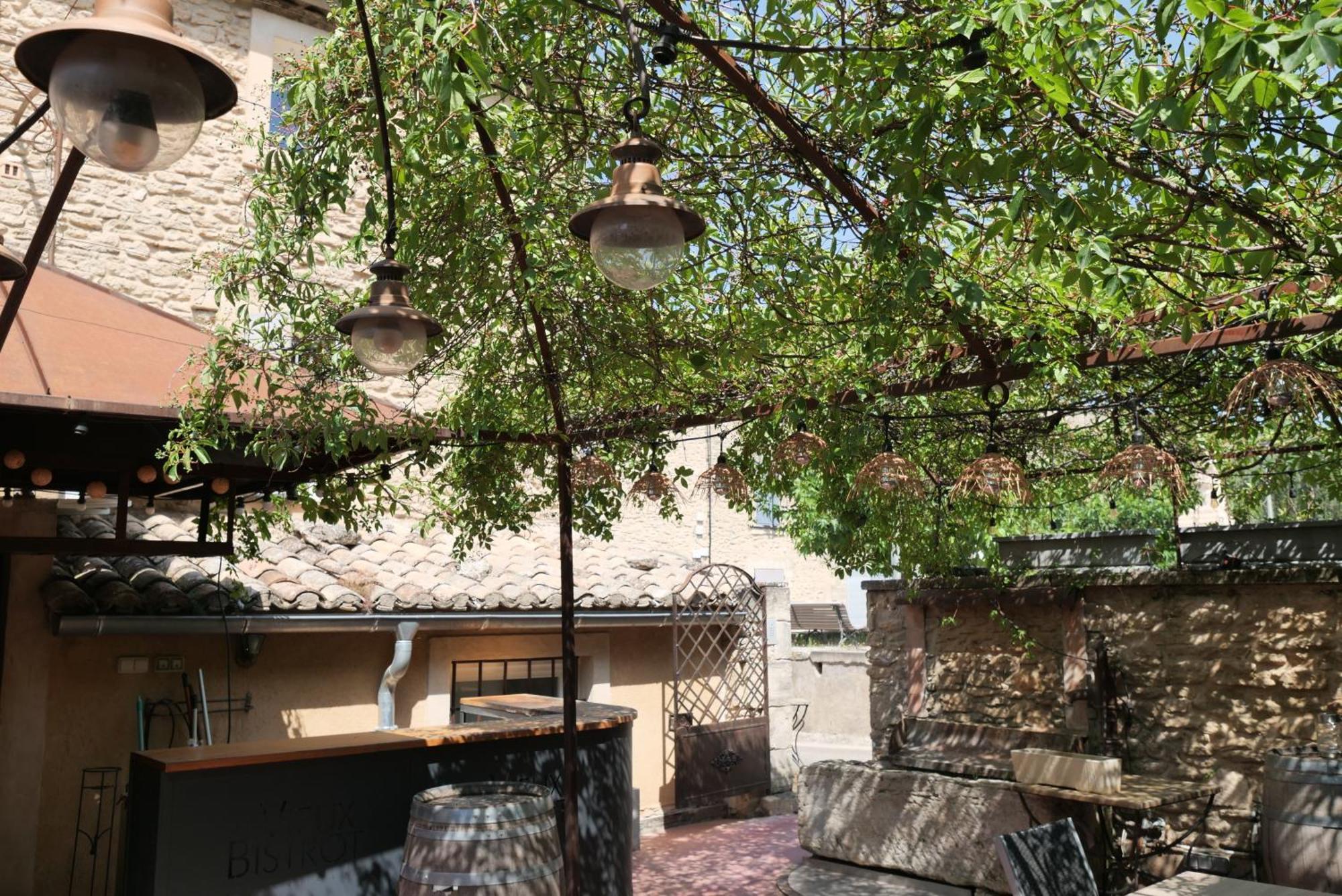 Chambres Du Vieux Bistrot Cabrieres-d'Avignon Exterior foto