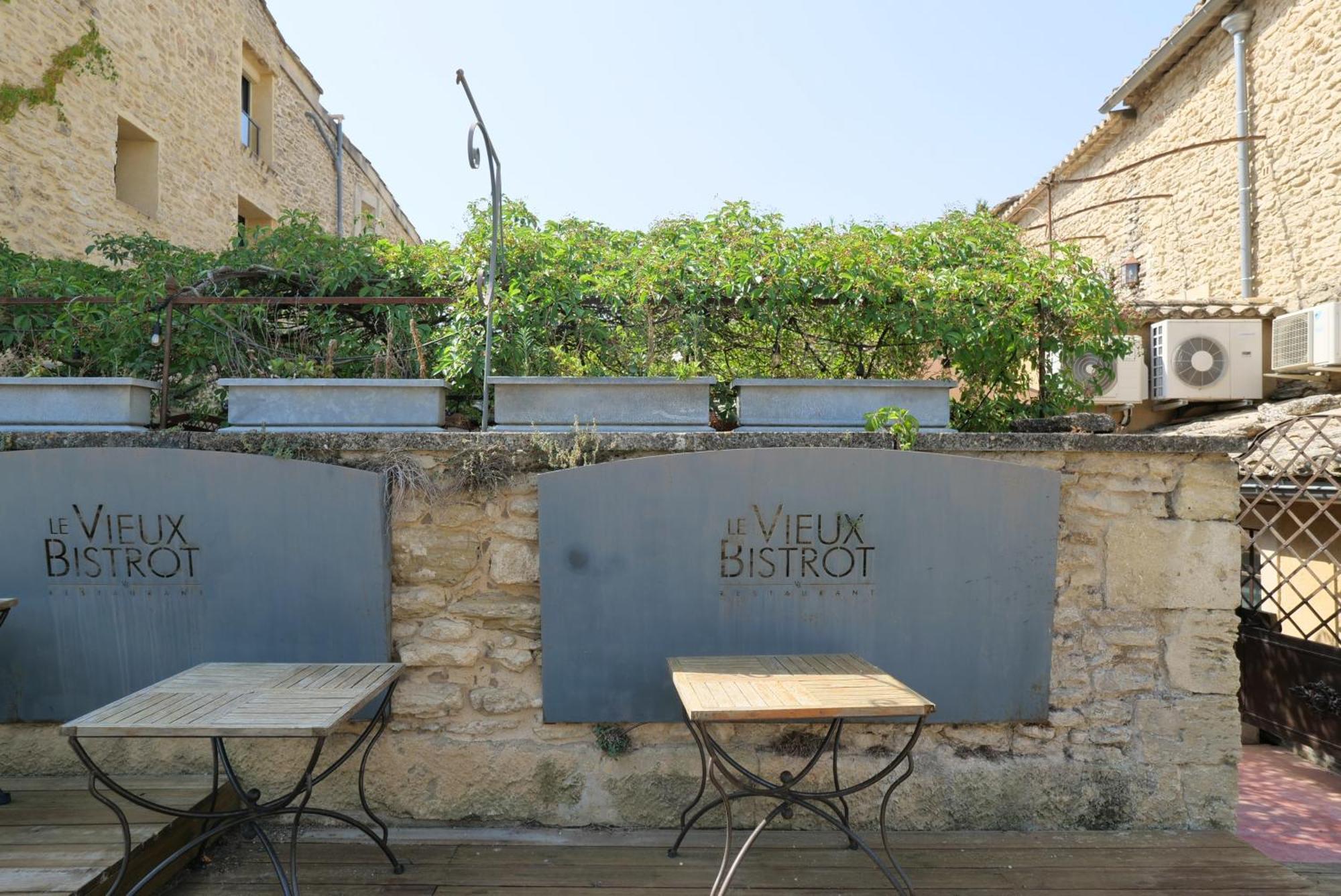 Chambres Du Vieux Bistrot Cabrieres-d'Avignon Exterior foto