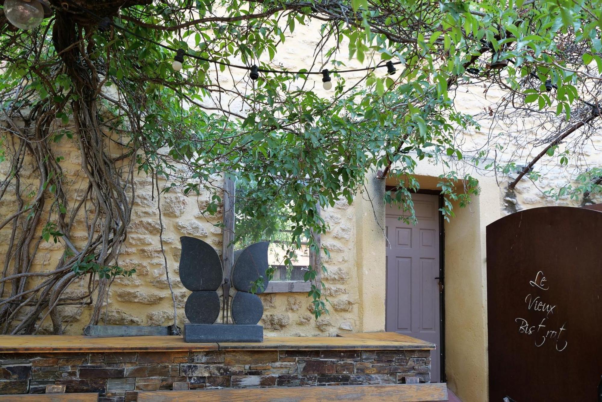 Chambres Du Vieux Bistrot Cabrieres-d'Avignon Exterior foto